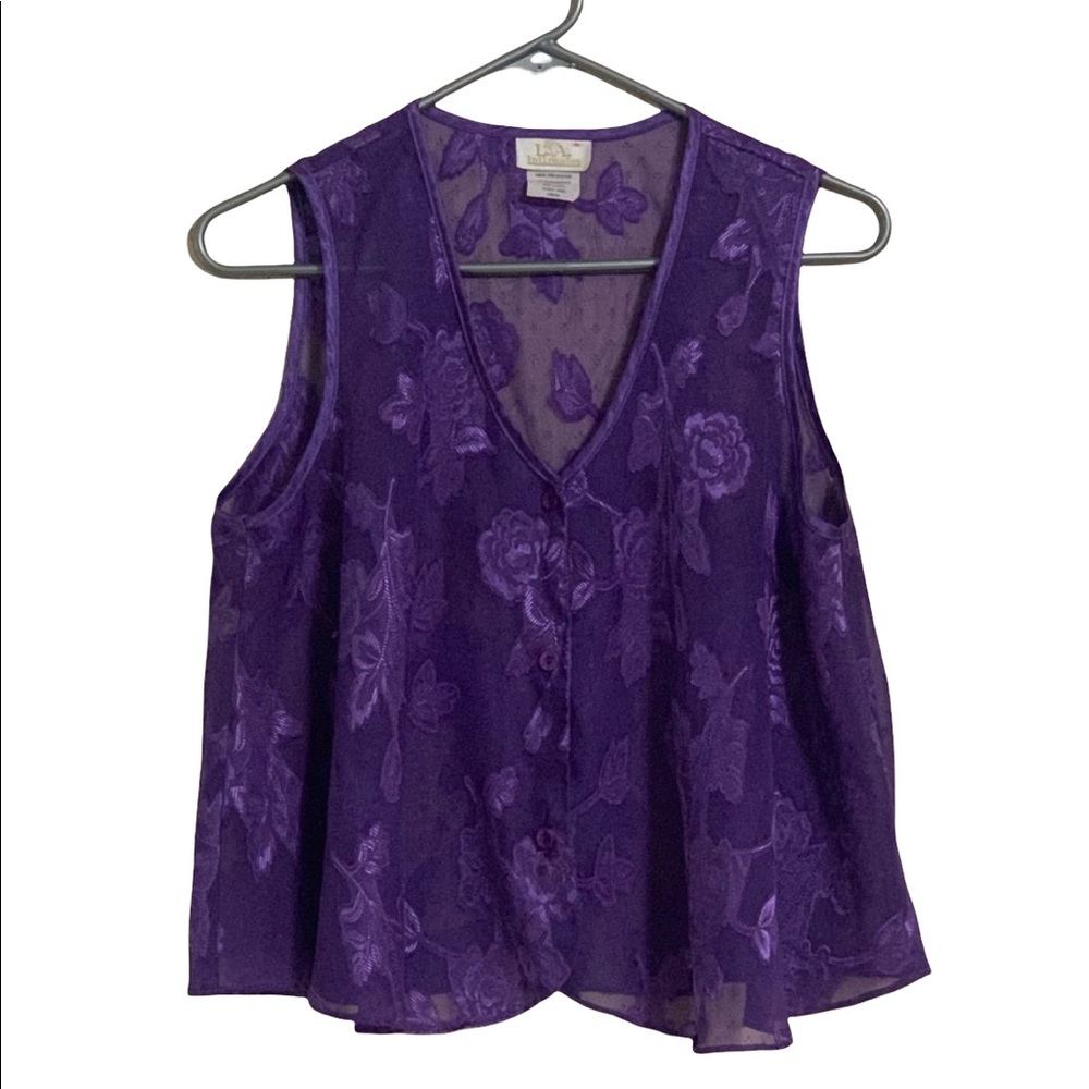 LA Intimates Pajama Top L